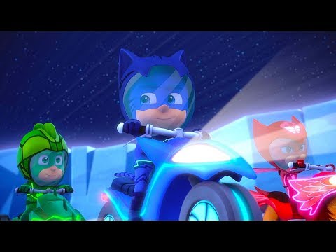 Race to the Moon / Race up Mystery Mountain | PJ Masks Official