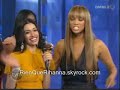 rihanna  on tyra banks show