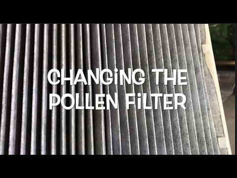 How to replace Toyota Camry Cabin air pollen filter (2012 and newer)