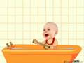 Baby Pooping and Singing in bath tub