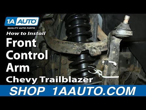 How To Install Replace Upper Front Control Arm 2002-09 GMC Envoy Chevy Trailblazer