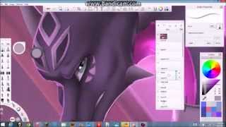 Queen of Terror! (Cynder the dragon speedpaint)