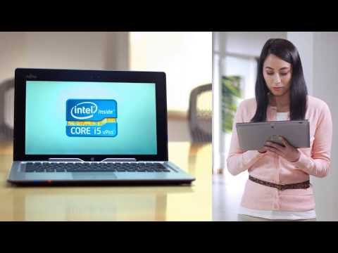 Fujitsu® STYLISTIC Q702 Hybrid Tablet PC - The business tablet