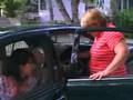 Camp being dropped off on his first day of school