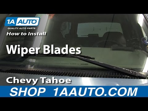How To Install Replace Wiper Blades 1994-99 Chevy Tahoe Suburban GMC Yukon