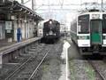 SLばんえつ物語号　会津若松駅到着