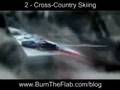 Burning Fat Exercise - Top 10 Cardio Exercises Tip 2 - Cross Country Skiing