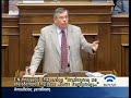 Stefanos Manos in Parliament on July 3, 2007 on the draft media law