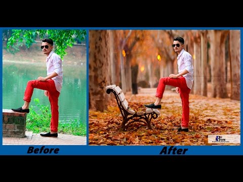 Photoshop CC - Background Change and Photo Retouch Tutorial - August 2016