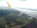 landing at Hannover Airport with TuiFly Boeing 737-700 (STR-HAJ) 05.08.08 seat 25A