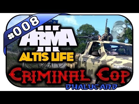 Arma 3 Altis Life Criminal Cop #008 - Auf der Lauer - Let's Play Arma 3 - Deutsch German