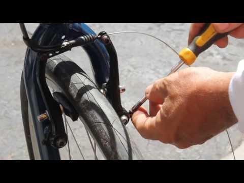 how to adjust bicycle v-brake pads