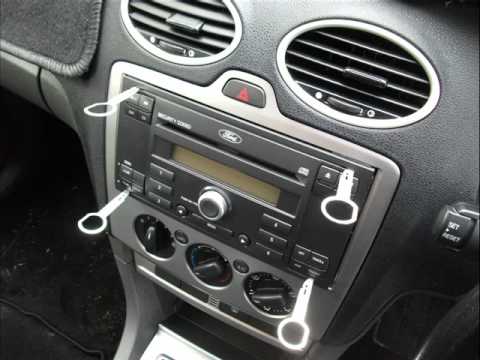 How to remove (the original) and install a (new aftermarket) car stereo in a MK 2 Ford Focus