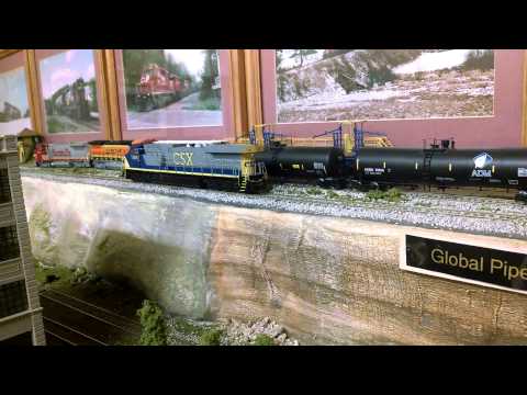 how to paint ho scale mountains