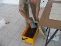 Washing joint cement