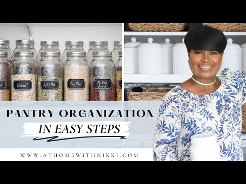 how to organize pantry