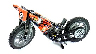 Lego Technic 42007 Model B Speedway Motorbike Speed Build And Review