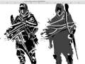 Photoshop concept art tutorial *For beginners* : - Using Basic  Shapes - 2 - Soldiers