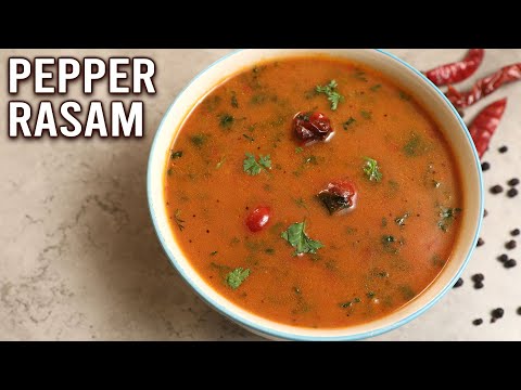 How To Make Pepper Rasam | South Indian Rasam Recipe | Spicy Soup Recipe | Winter Special | Ruchi