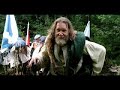 Rhymemaker Gary D'Arcy BBC Battlefield Britain Culloden Jacobite Red Coat Scotland Highlanders filming muskets
