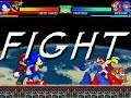 Sonic and Mario vs Mega Man and Protoman