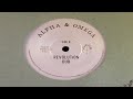 Alpha & Omega : Revolution in the City & Revolution Dub 7"