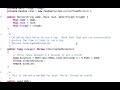This is part 1 of a 2 part screencast tutorial. In this segment we walk through a simple multi-threaded Java application demonstrating the use of synchronized methods and Object.wait() and Object.notifyall(). The tutorial assumes the viewer has a working knowledge of the Eclipse IDE. The source code referenced in the screencast can be downloaded from my webpage: http:/themobilemontage.com/teaching/screencast-tutorials/
