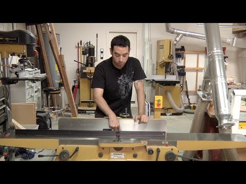 how to adjust jointer knives