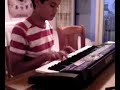 Sem Z. ,op de piano (met the scientist van coldplay)