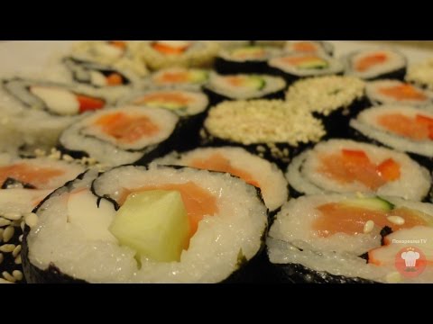Смотреть как приготовить суши в домашних условиях
