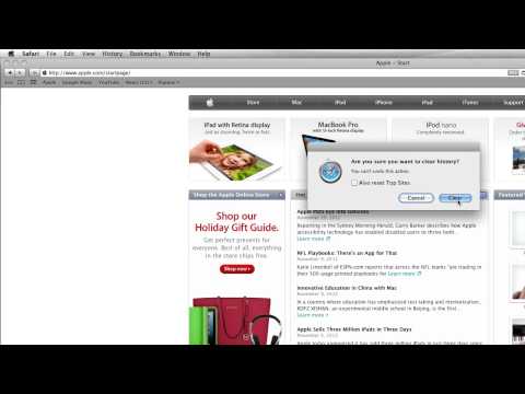 how to check history on mac