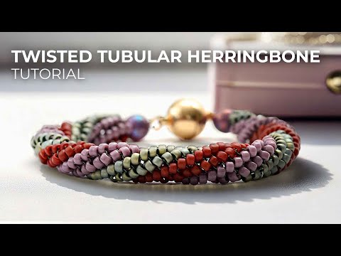 Twisted Tubular Herringbone Stitch