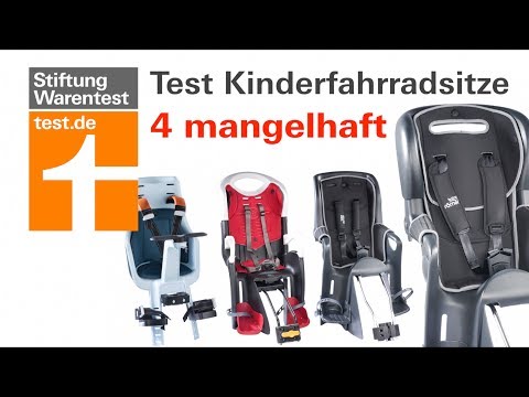 Test Kinderfahrradsitze: Mangelhaft fr Rmer Jockey & 2 weitere Fahrradsitze