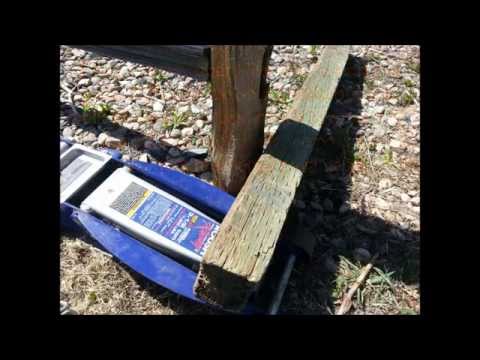 how to remove fence post