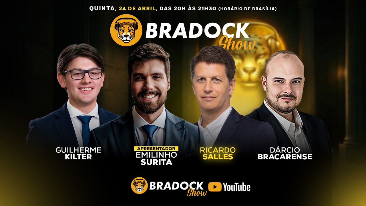 Bradock Show 24/04/26 - RICARDO SALLES, EMILINHO SURITA, GUILHERME KILTER e Dárcio Bracarense