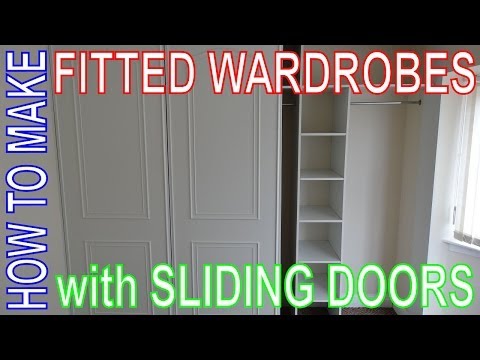 how to fit sliding wardrobes