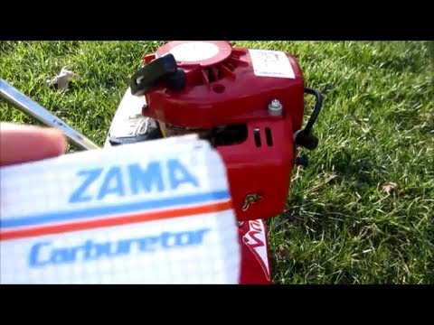 how to adjust zama c1u carburetor