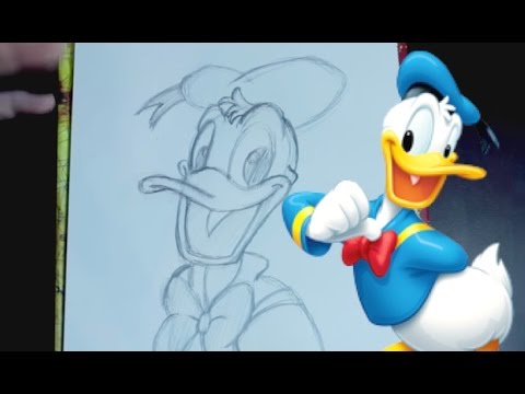 how to draw donald duck