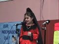 Camy en el Acto del 9 de julio del 2007