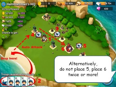how to beat hammerman's hq level 35