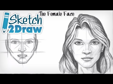 female face drawing tutorial