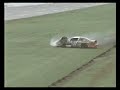 late in the busch series 1996 humminbird fishfinder 500k at talladega, a battle ensues for the lead, with greg sacks charging to the front and todd bodine at the receiving end of a bump from randy lajoie, which sends bodine's #81 chevy into the air and hard into the inside wall.