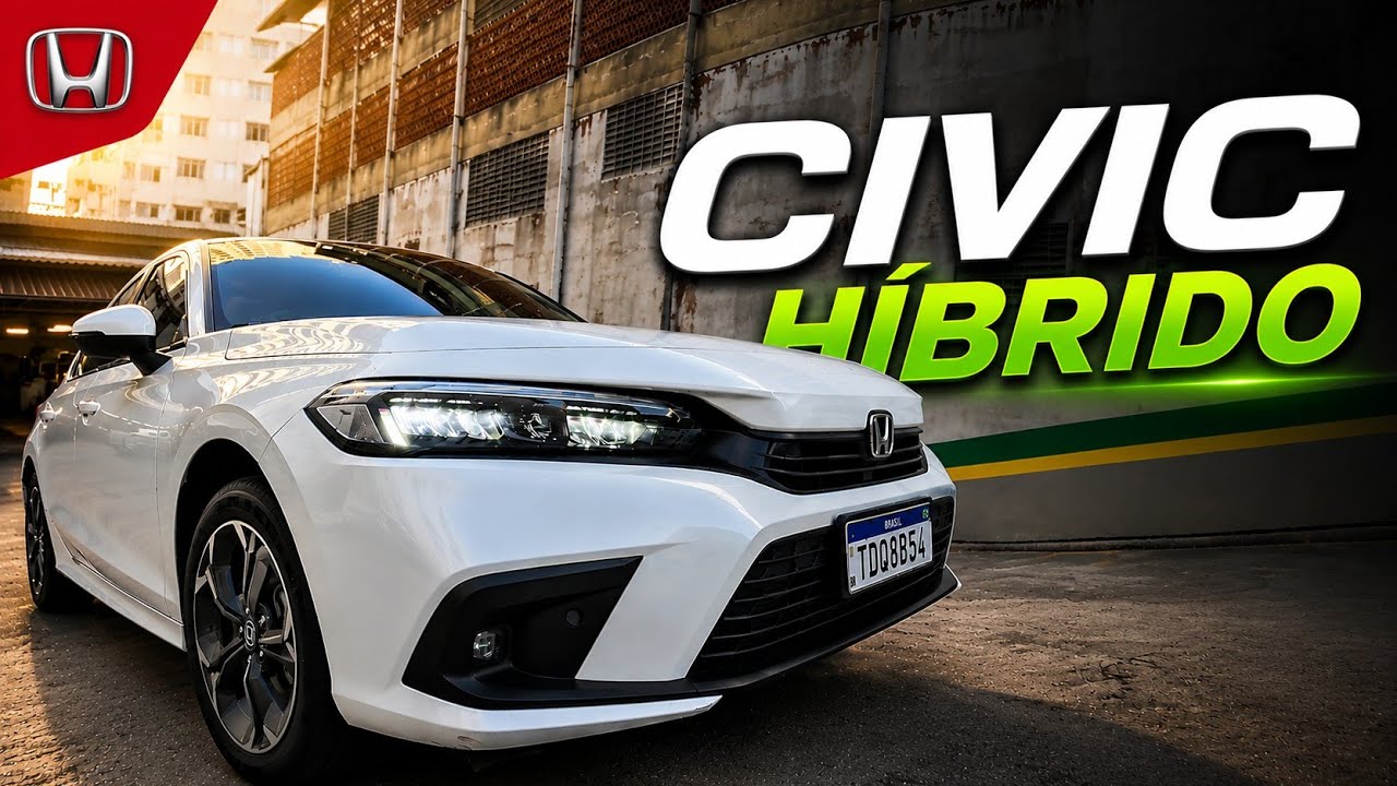 ALUGUEI um CIVIC HÍBRIDO… e me surpreendi!!