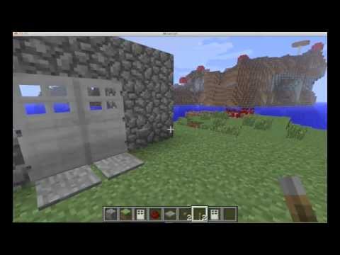how to open iron doors in minecraft pc
