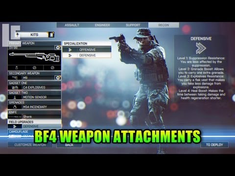 attachments - Hey guys. Lets take a look at the new weapon attachments in BF4! Battlefield 4: http://bit.ly/1bqI70i LevelCap's Computer Hardware: http://astore.amazon.com/...