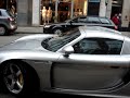 Clip Former Dutch Formula 1 and DTM racer Christijan Albers revving the engine of his Porsche Carrera GT in Amsterdam. And then he slowly and safely drive... Video