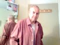 Old codger sings without his trousers