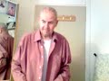 Old codger sings without his trousers