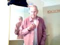 Old codger sings without his trousers