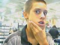 Kid lip syncing to Another one bites the Dust